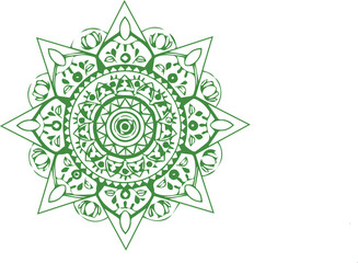 Beautiful mandala art, vector mandala design