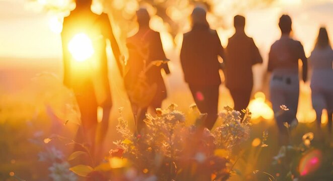 Embracing Spiritual Traditions and Mysticism: The Ancient Midsummer Dawn Ritual. Concept Spiritual Practices, Mystical Traditions, Summer Solstice, Ancient Rituals, Dawn Ceremony