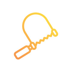 Fretsaw vector icon