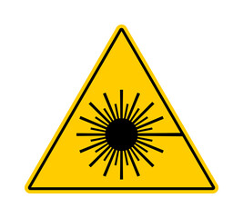 Laser Beam Hazard Symbol