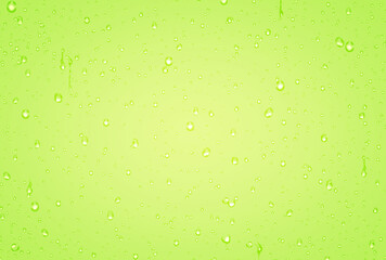 背景素材_結露_黄緑