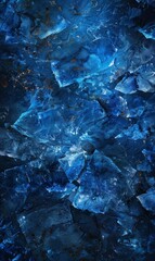Abstract interpretation of natural elements, portrayed with elegance and grace in shades of blue, Background Image For Website