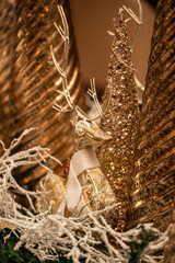 Deer festive decor
