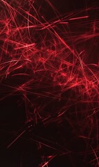 Dynamic lines and shapes dancing across the dark red canvas, creating a sense of movement, Background Image For Website