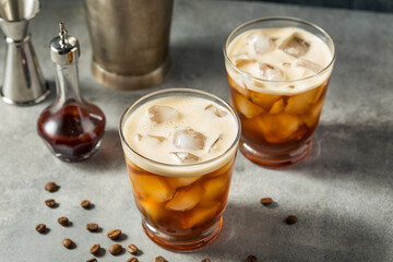 Boozy Refreshing Bourbon and Cold Brew Cocktail