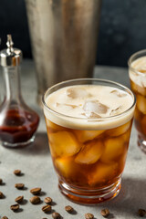 Boozy Refreshing Bourbon and Cold Brew Cocktail