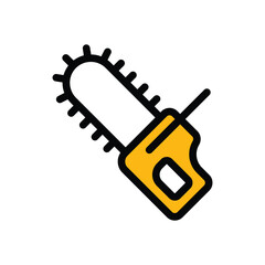 Chainsaw vector icon