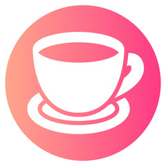 matcha tea gradient icon