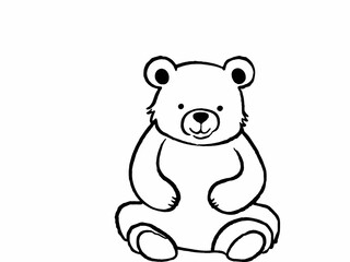 Fototapeta premium teddy bear on white background 