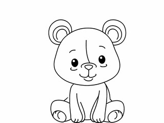 Obraz premium cartoon mouse black and white 