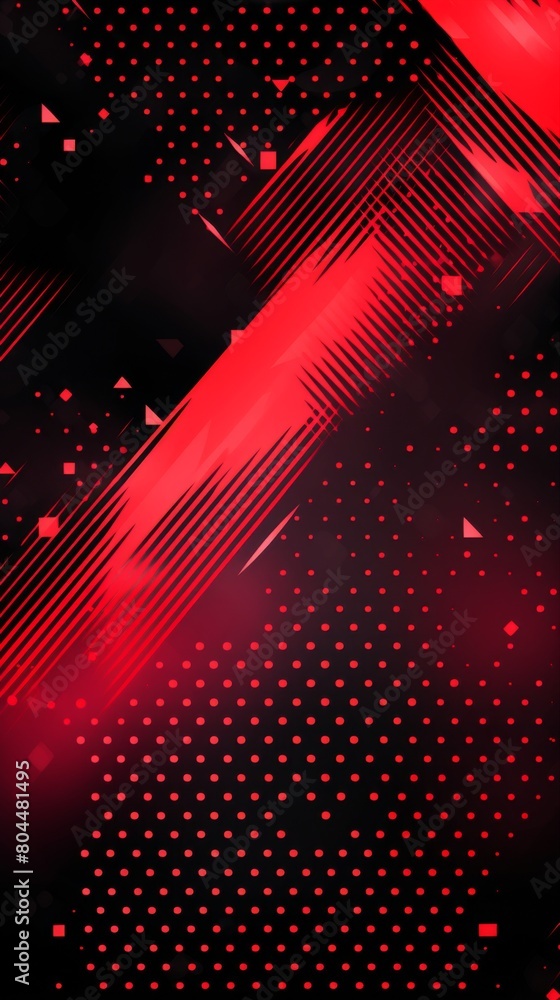 Poster red and black swirls dance in chaotic harmony, creating a mesmerizing abstract background