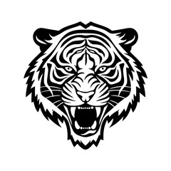 tiger head vector