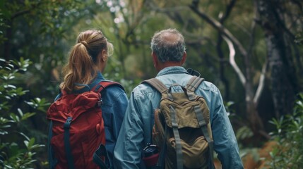 A Couple's Hike Through Nature