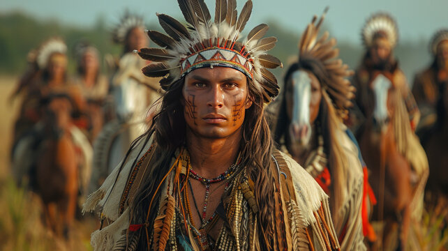 a tribe of Indian Sioux,generative ai