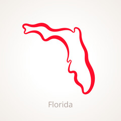 Florida - Outline Map
