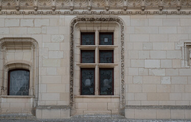 Medieval castle of Chaumont-Sur-Loire, France. Built in the 15th century. Former medieval fortress later enlarged in Renaissance style.