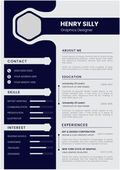 I will design professional resume or CV