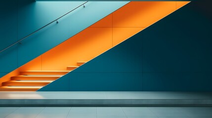 background with modern stairs