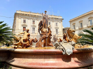 Photo of the Fontana di Diana (Founten of Artemis). The Fontana di Diana (Founten of Artemis), a...