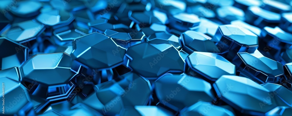 Aufkleber create a seamless texture that looks like a bunch of hexagons. the hexagons should be slightly refle