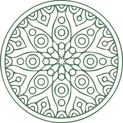 Beautiful mandala art, vector mandala design