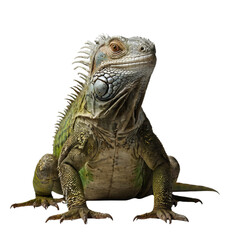 Image of an iguana on a transparent background