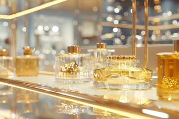 A store with a lot of gold and silver jewelry on display