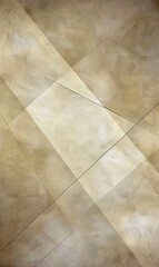 Subtle composition of geometric shapes and lines for a serene cream abstract background , Banner Image For Website