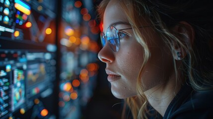 Annual cybersecurity training and assessment for all new hires. Photorealistic. HD.