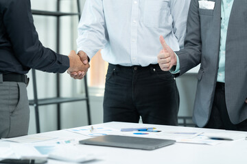 Businessman discussing commercial real estate sector faces risks as financial.