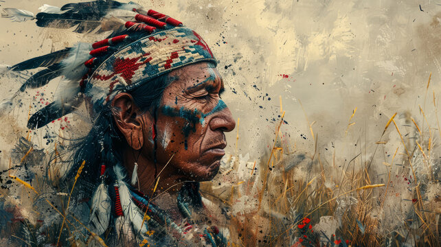 a tribe of Indian Sioux,generative ai