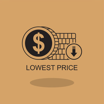 lowest price icon , business icon