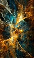 Whispers of innovation and creativity in a captivating digital abstract design , Banner Image For Website