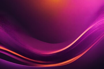 Abstract grainy gradient background purple pink orange black glowing color wave dark backdrop noise texture banner poster header design