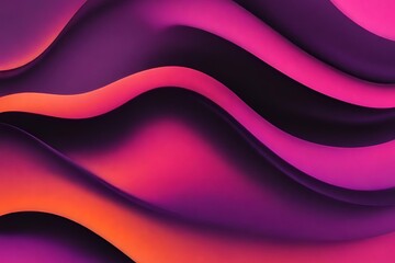 Abstract grainy gradient background purple pink orange black glowing color wave dark backdrop noise texture banner poster header design