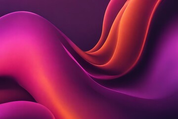 Abstract grainy gradient background purple pink orange black glowing color wave dark backdrop noise texture banner poster header design
