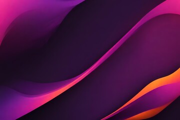 Abstract grainy gradient background purple pink orange black glowing color wave dark backdrop noise texture banner poster header design