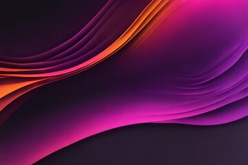 Abstract grainy gradient background purple pink orange black glowing color wave dark backdrop noise texture banner poster header design