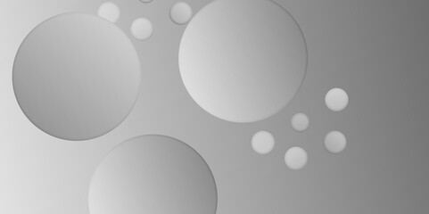 Elegant Gray Gradient Background with Abstract Circular Patterns for Modern Design Projects