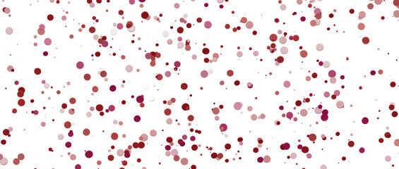 confetti png. red confetti falls from the sky. Glittering confetti on a transparent background. Holiday