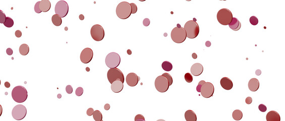 confetti png. red confetti falls from the sky. Glittering confetti on a transparent background. Holiday