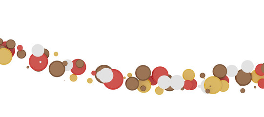 Confetti, paper triangle on the floor, fancy, colorful, celebration party