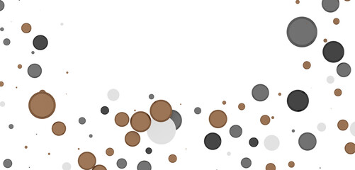  Multicolored confetti on white