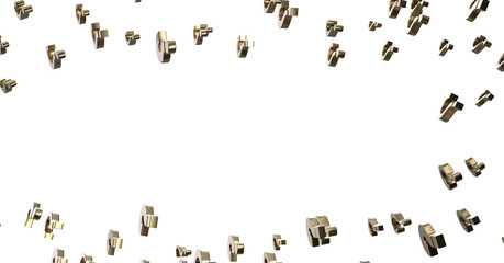 question marks, original 3d rendering