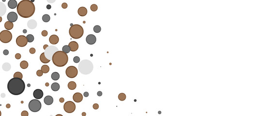 Euphoric Eruption: Magnificent 3D Illustration Showcasing Bursting gold Confetti