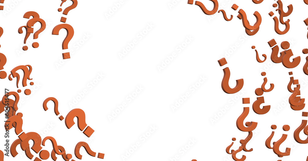 Aufkleber question marks quiz doubt survey fa