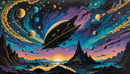 Obraz premium painting surreak