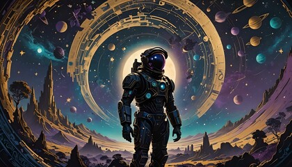 Obraz premium space exploration