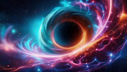 ブラックホールのイメージ図