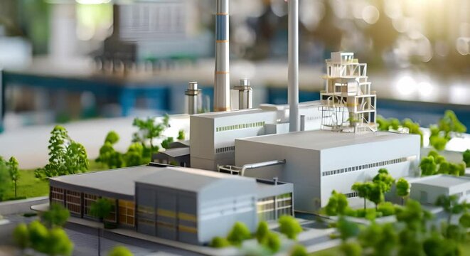Customized factory design model for energyefficient manufacturing facility. Concept Energy Efficiency, Factory Design, Customized Models, Manufacturing Facility